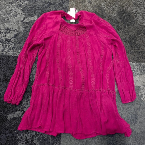 Adiva Pink Flowy Mini Dress NEW Women's Size Small - Picture 7 of 7